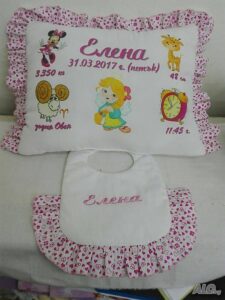 Възглавничка снимка за бебе